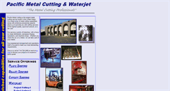 Desktop Screenshot of pacificmetcut.com